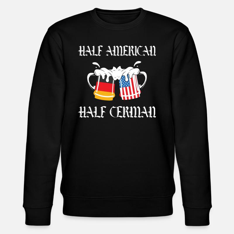 Bier amerikanisch-deutscher Herkunft - Stanley/Stella Unisex Bio-Sweatshirt CHANGER  - Schwarz