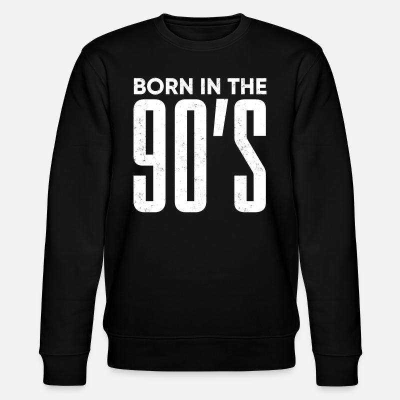 nineties - Stanley/Stella CHANGER Unisex Organic Sweatshirt - black