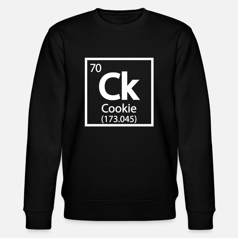 Cookie-Element - Periodensystem - Stanley/Stella Unisex Bio-Sweatshirt CHANGER  - Schwarz
