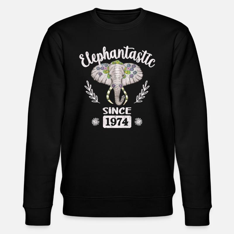 Elephantastic depuis 1974 - Sweat bio CHANGER Stanley/Stella Unisexe - noir