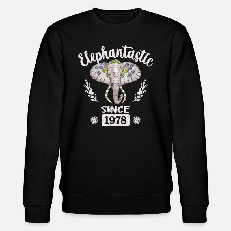 Elephantastic depuis 1978 - Sweat bio CHANGER Stanley/Stella Unisexe - noir