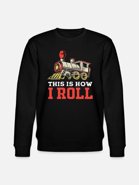 Modelleisenbahn Modellbau Modellbauer - Stanley/Stella Unisex Bio-Sweatshirt CHANGER  - Schwarz