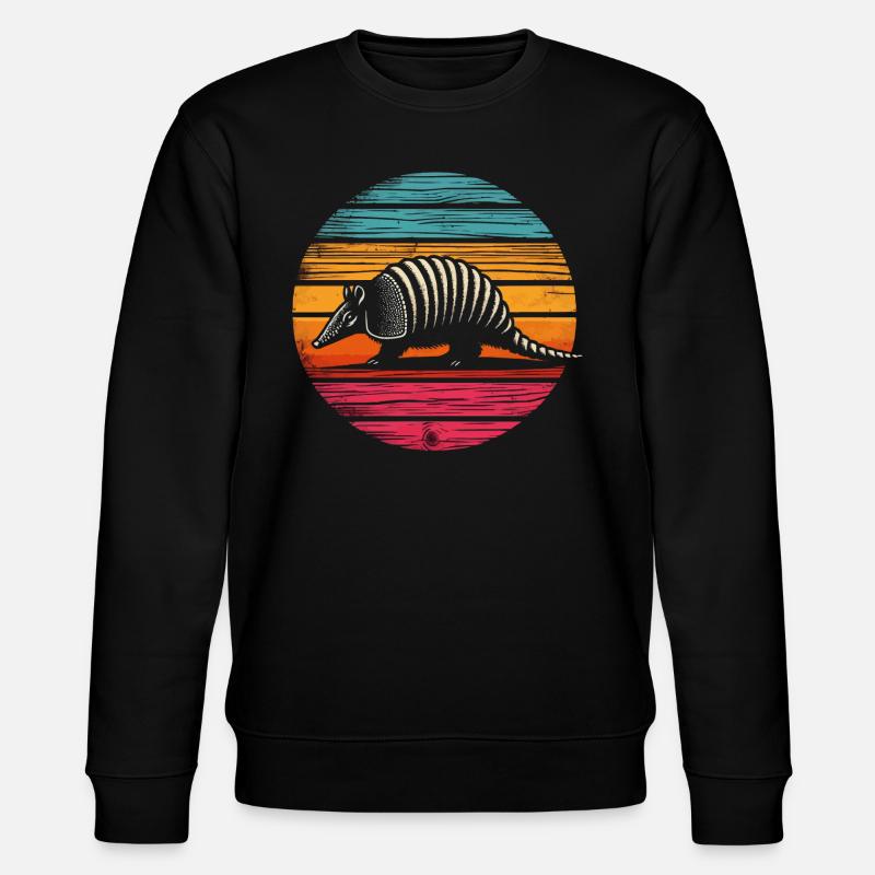 Armadillo Gürteltier - Stanley/Stella Unisex Bio-Sweatshirt CHANGER  - Schwarz