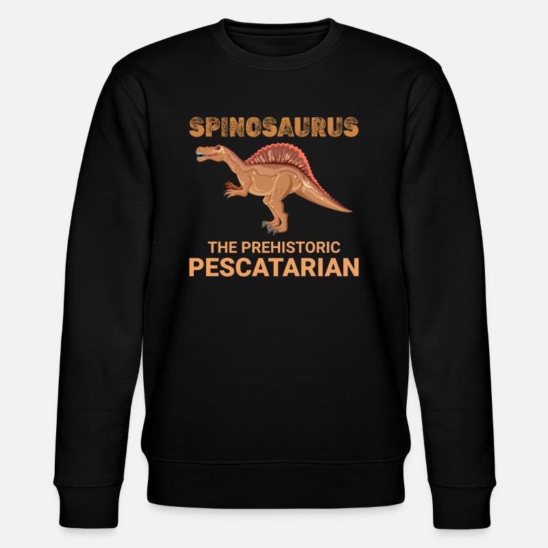Spinosaurus Dinosaure Dino Paléontologue Fossile - Sweat bio CHANGER Stanley/Stella Unisexe - noir