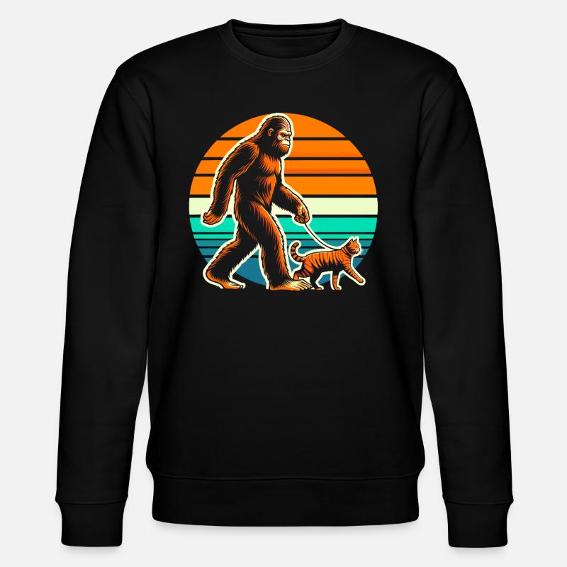 Chat Bigfoot - Sweat bio CHANGER Stanley/Stella Unisexe - noir