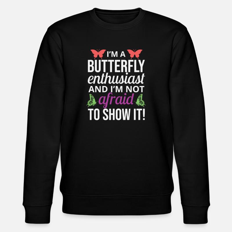 papillons papillons collectionneur d’insectes Entomologie - Sweat bio CHANGER Stanley/Stella Unisexe - noir