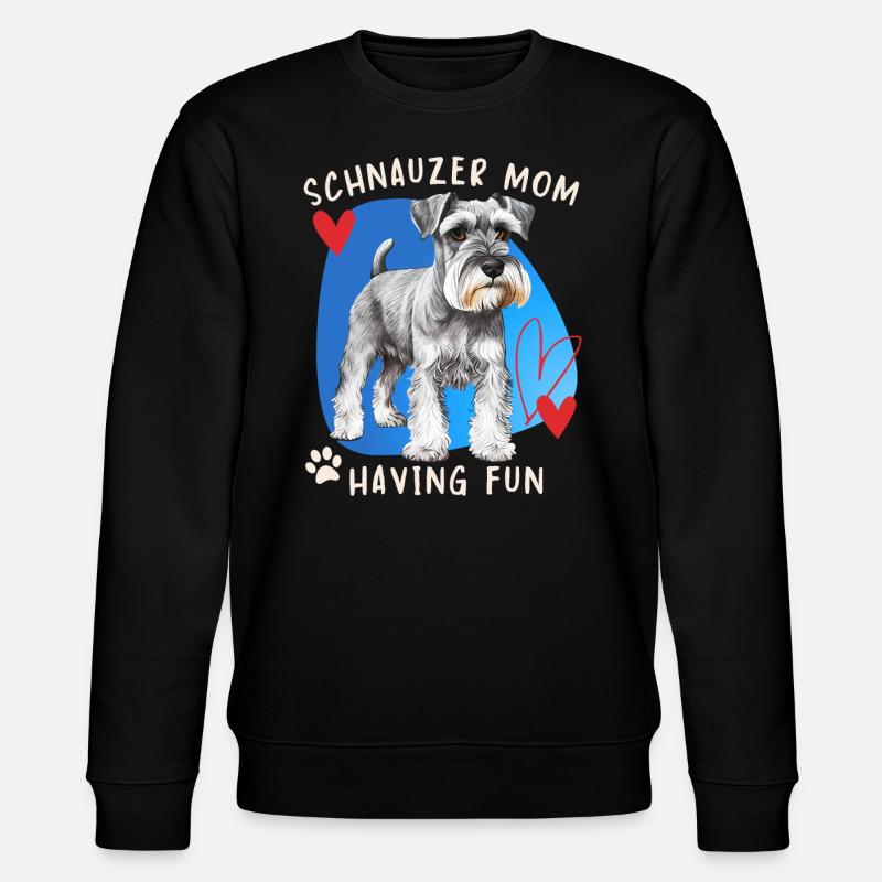 Schnauzer, Schnauzer-Terrier, Schnauzer-Mom Saying - Sweat bio CHANGER Stanley/Stella Unisexe - noir