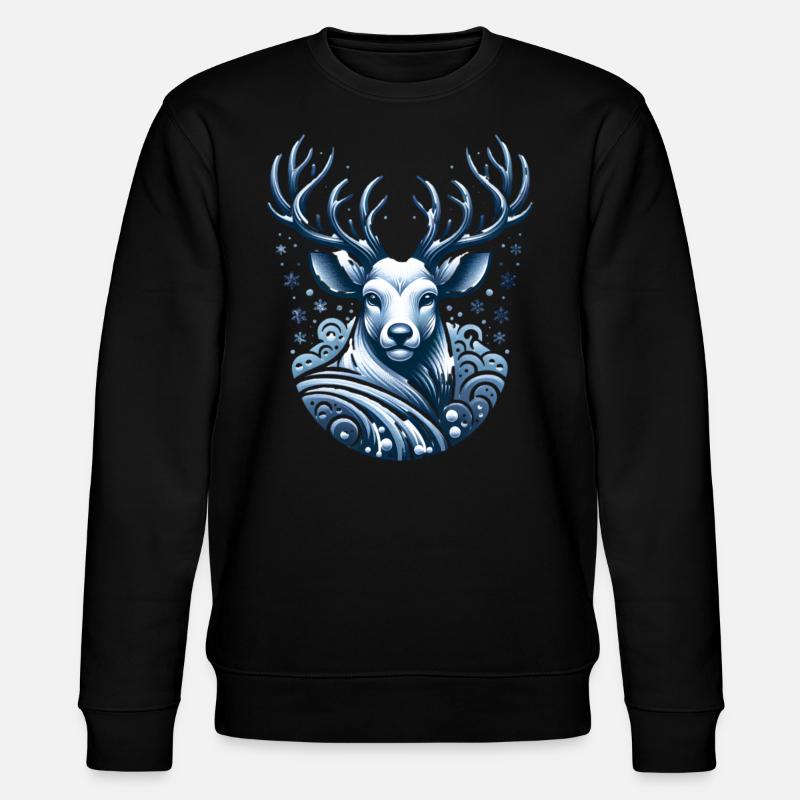 Reindeer - Stanley/Stella CHANGER Unisex Organic Sweatshirt - black