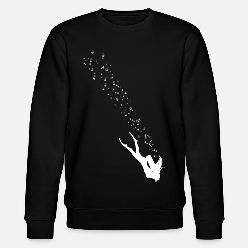 Bulles de Plongeuse - Sweat bio CHANGER Stanley/Stella Unisexe - noir