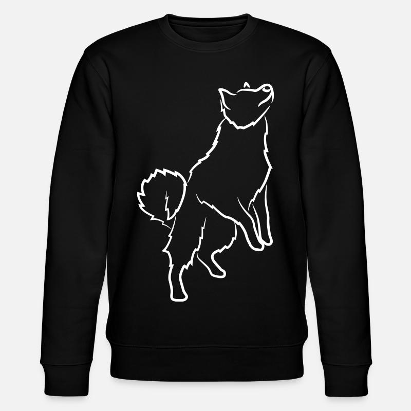 Dessin de chien - Sweat bio CHANGER Stanley/Stella Unisexe - noir