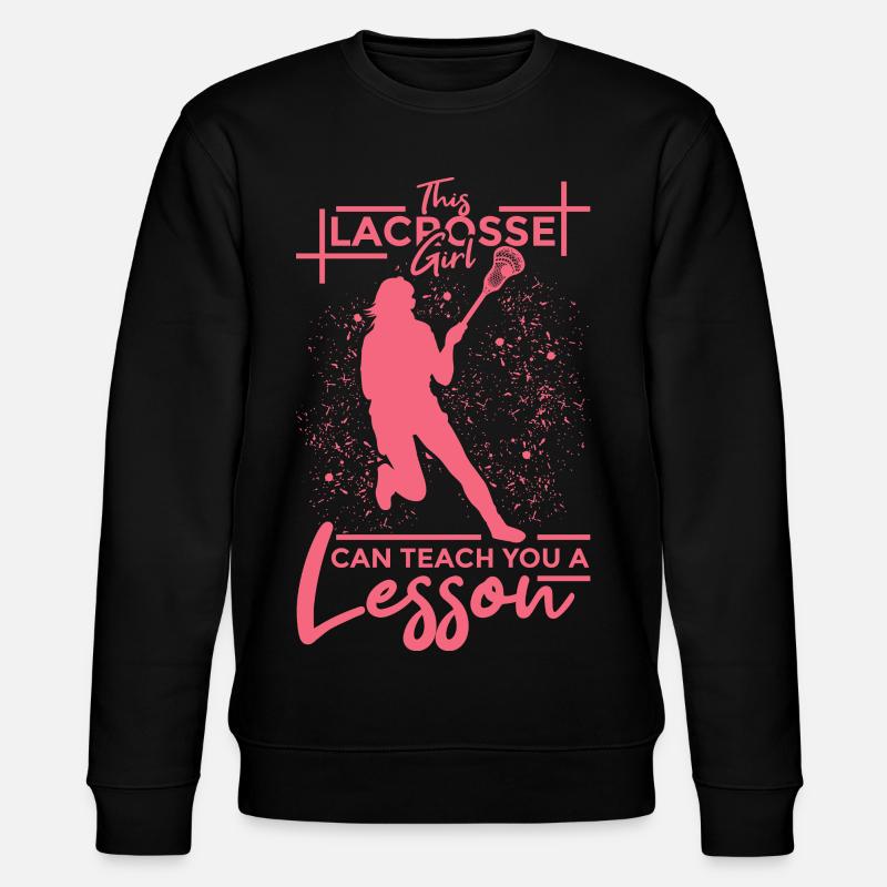 Lacrosse Mädel - Stanley/Stella Unisex Bio-Sweatshirt CHANGER  - Schwarz
