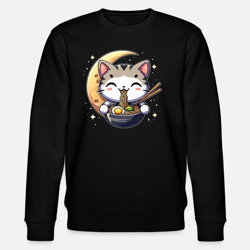 Anime Chat Ramen - Sweat bio CHANGER Stanley/Stella Unisexe - noir