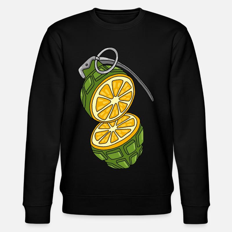 Camouflage d'une orange - Sweat bio CHANGER Stanley/Stella Unisexe - noir