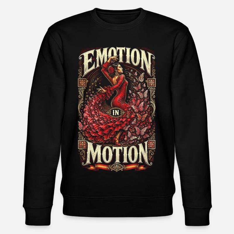 Flamenco Emotion In Motion - Stanley/Stella CHANGER Unisex Organic Sweatshirt - black