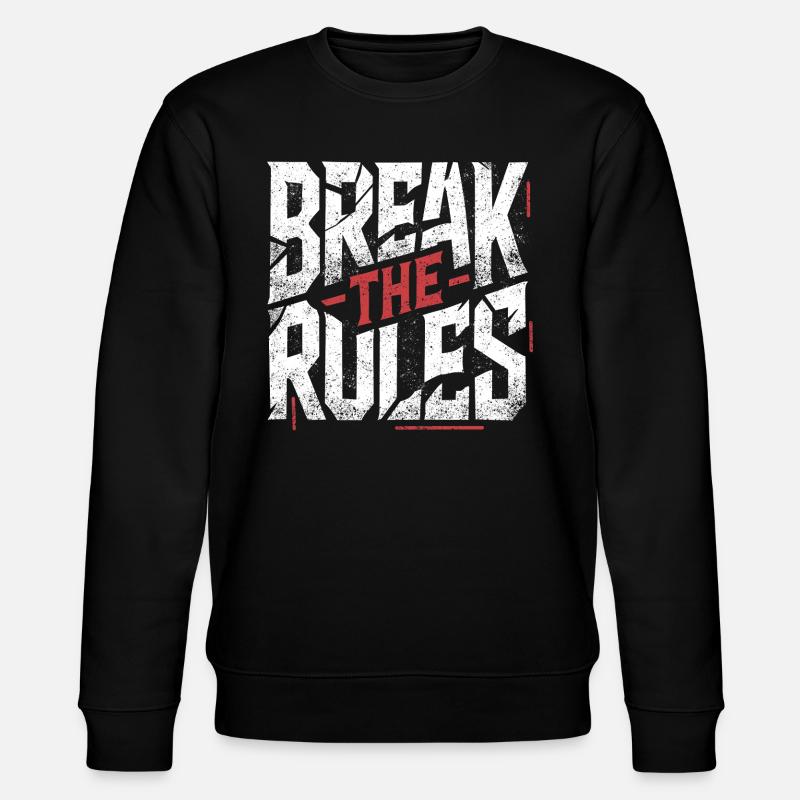 Enfreindre les règles - Sweat bio CHANGER Stanley/Stella Unisexe - noir