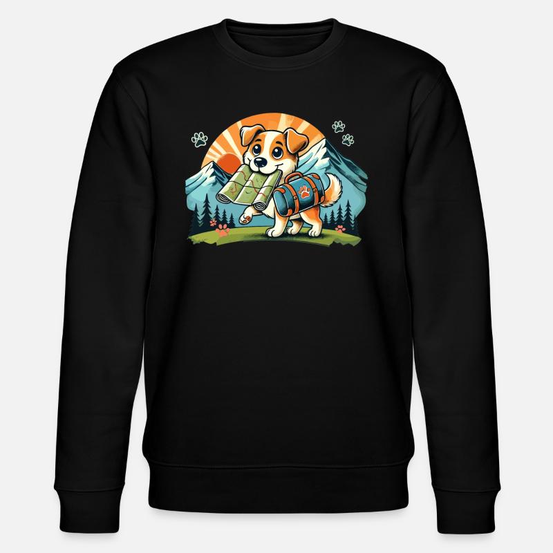 Chien de randonnée - Sweat bio CHANGER Stanley/Stella Unisexe - noir