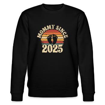 Maman depuis 2025 - Sweat bio CHANGER Stanley/Stella Unisexe - noir - Devant - Nik (191cm) & Marisol (170cm)