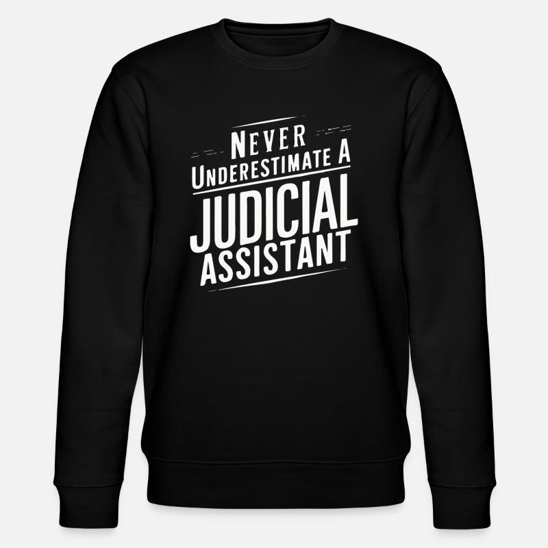 Ne sous-estimez jamais un greffier - Sweat bio CHANGER Stanley/Stella Unisexe - noir