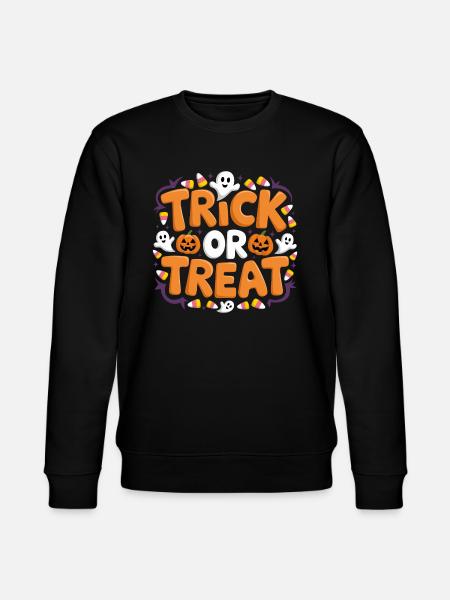 Trick or Treat - Stanley/Stella CHANGER Unisex Organic Sweatshirt - black