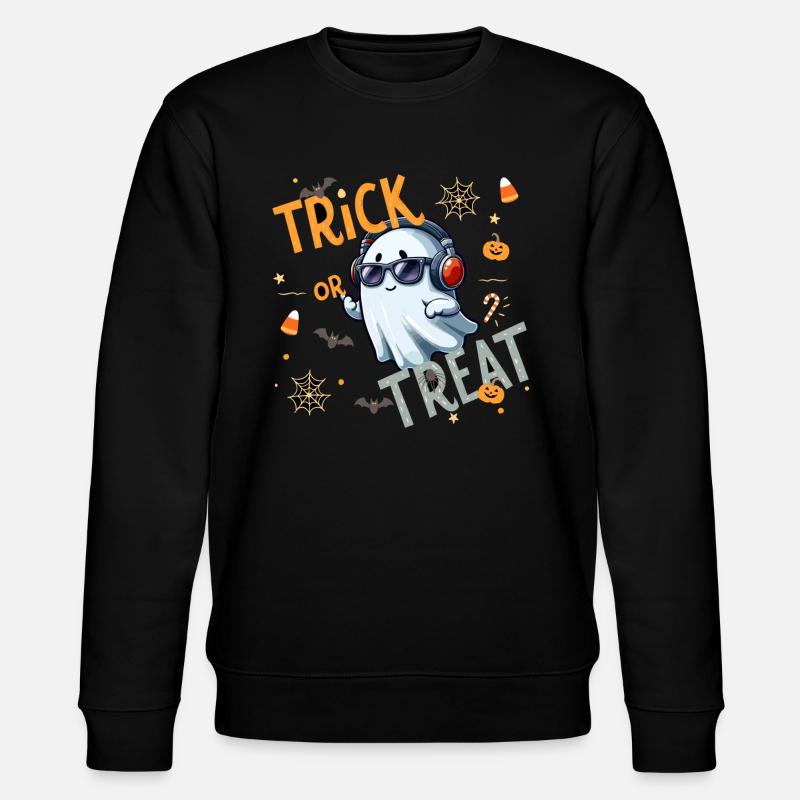 Fantôme de l’Halloween - Sweat bio CHANGER Stanley/Stella Unisexe - noir