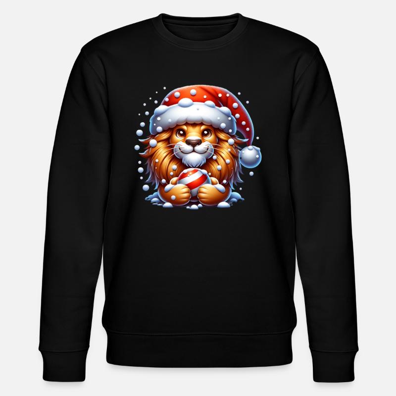 Lion de Noël - Sweat bio CHANGER Stanley/Stella Unisexe - noir