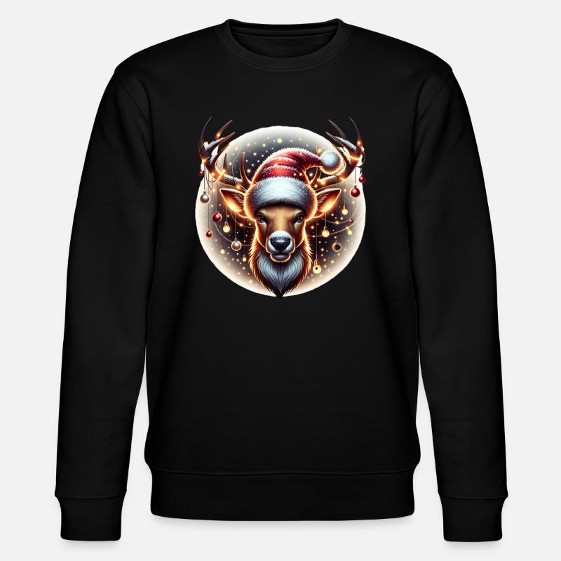 Reindeer - Stanley/Stella CHANGER Unisex Organic Sweatshirt - black