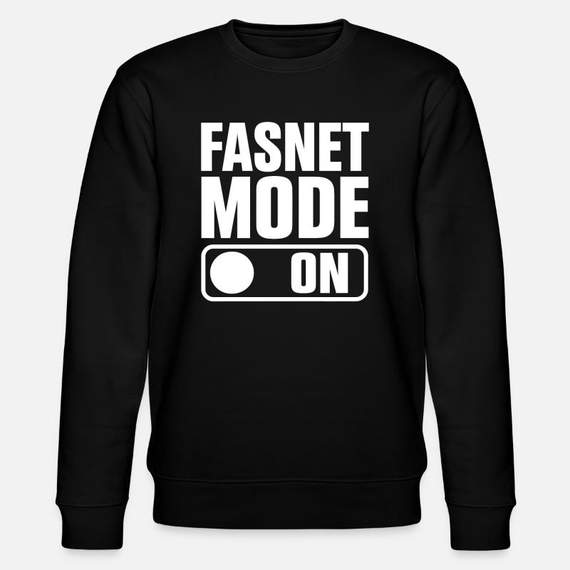 Fasnet Mode On - Stanley/Stella CHANGER Unisex Organic Sweatshirt - black