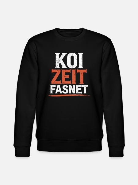 Koi Zeit Fasnet - Carnival Carnival - Stanley/Stella CHANGER Unisex Organic Sweatshirt - black