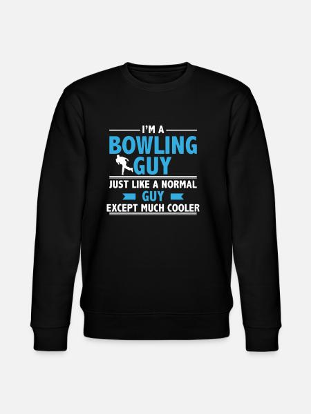 I am A Bowling Guy - Stanley/Stella CHANGER Unisex Organic Sweatshirt - black