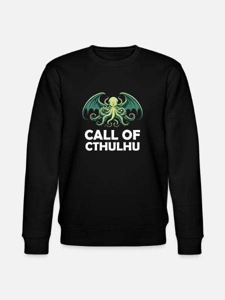 Call of Cthulhu Cult Monster Horror T-Shirt - Stanley/Stella Unisex Bio-Sweatshirt CHANGER  - Schwarz