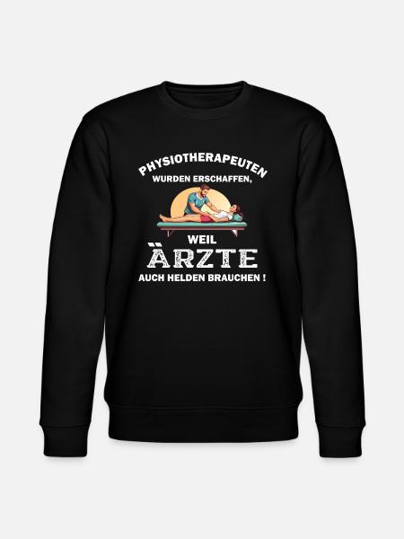 Physiotherapeut Geschenk Physio Physiotherapie - Stanley/Stella Unisex Bio-Sweatshirt CHANGER - Schwarz