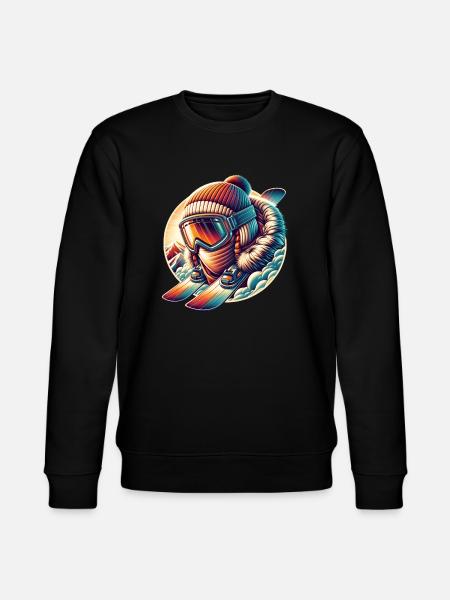 Ski - Sweat bio CHANGER Stanley/Stella Unisexe - noir