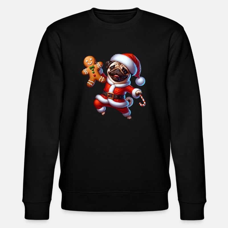 Weihnachten - Stanley/Stella Unisex Bio-Sweatshirt CHANGER - Schwarz