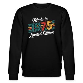 Fabriqué en 1975 Edition Limitée - 50ème Anniversaire - Sweat bio CHANGER Stanley/Stella Unisexe - noir - Devant - Nik (191cm) & Marisol (170cm)