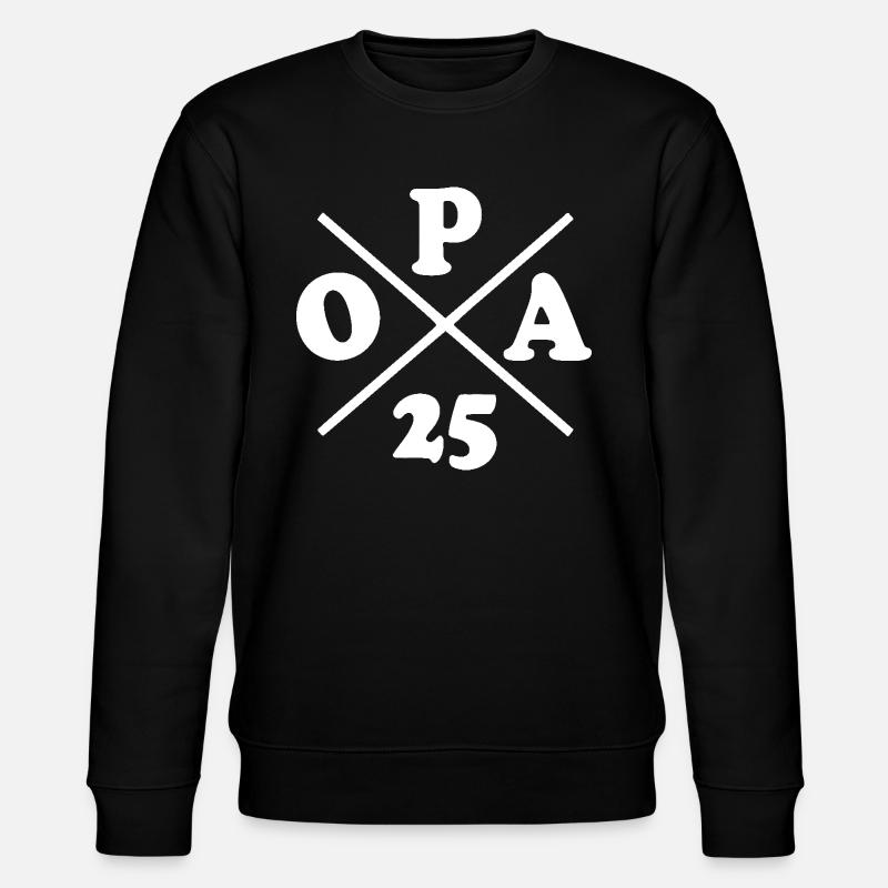 Opa 2025 - Stanley/Stella Unisex Bio-Sweatshirt CHANGER  - Schwarz