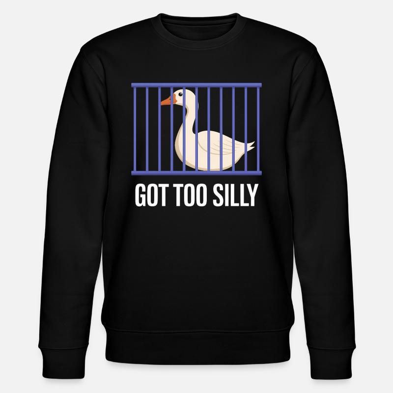 Drôle d’oie en cage - Sweat bio CHANGER Stanley/Stella Unisexe - noir