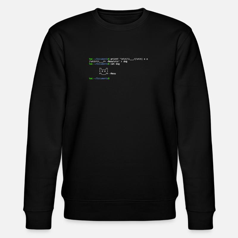 linux shell cat - Sweat bio CHANGER Stanley/Stella Unisexe - noir