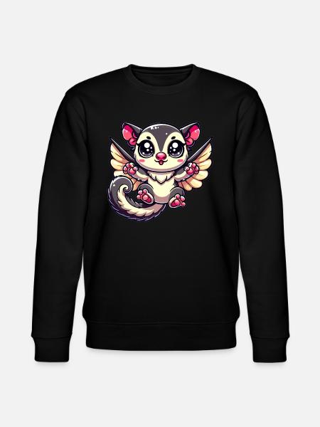 Sugar Glider - Stanley/Stella CHANGER Unisex Organic Sweatshirt - black
