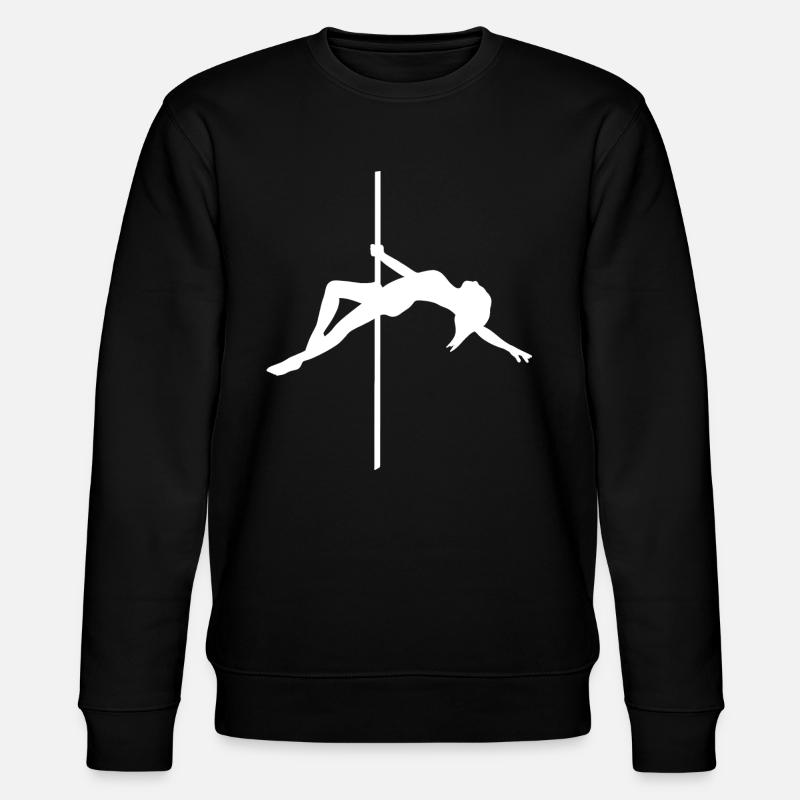 Pole Dance Figure - Dance Pose - Stanley/Stella CHANGER Unisex Organic Sweatshirt - black