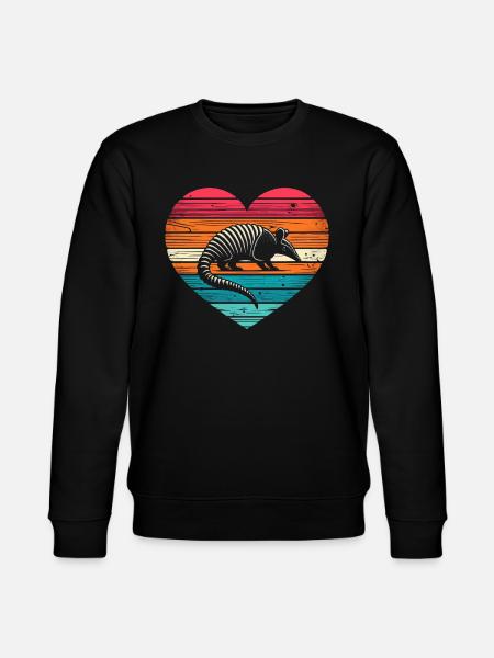 Armadillo Gürteltier - Stanley/Stella Unisex Bio-Sweatshirt CHANGER - Schwarz