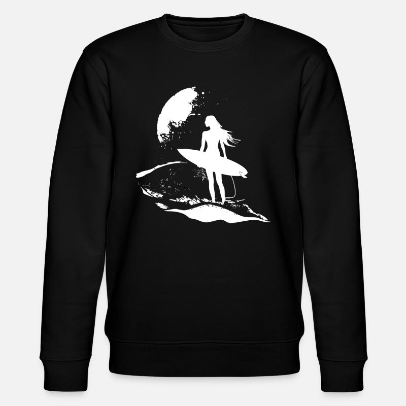 Surferin - Stanley/Stella Unisex Bio-Sweatshirt CHANGER  - Schwarz