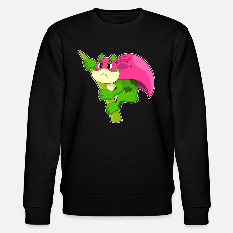 Costume de héros grenouille - Sweat bio CHANGER Stanley/Stella Unisexe - noir