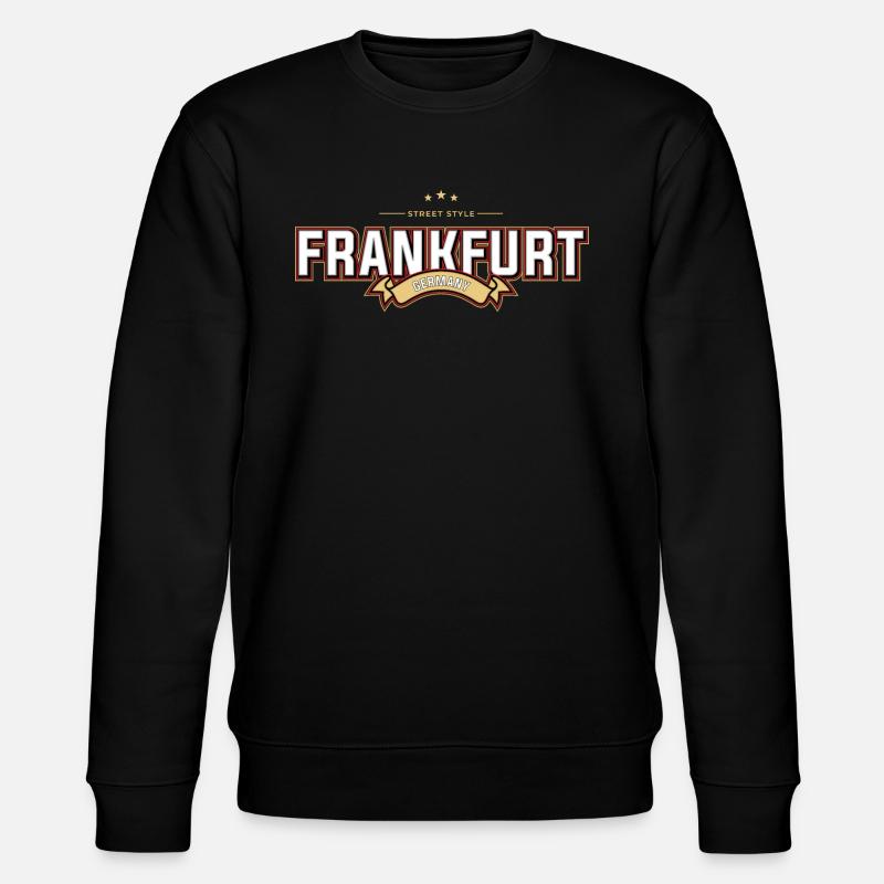 Frankfurt - Stanley/Stella Unisex Bio-Sweatshirt CHANGER  - Schwarz