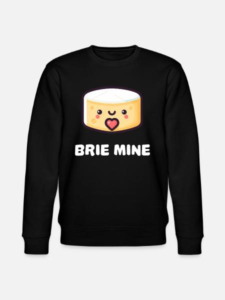 Brie Mine Fromage mignon - Sweat bio CHANGER Stanley/Stella Unisexe - noir