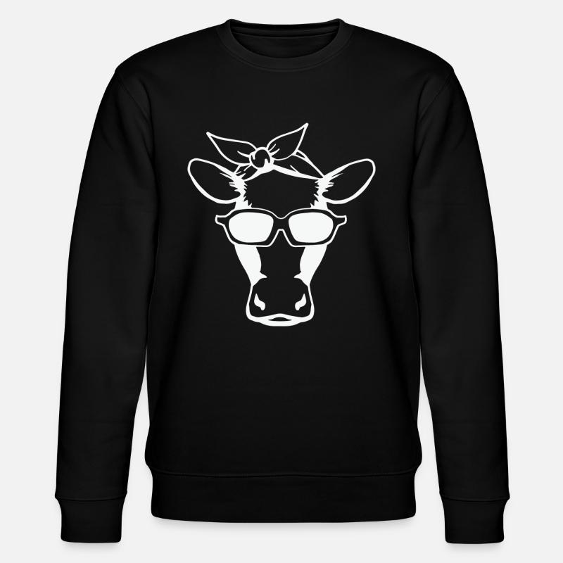 Vache - Sweat bio CHANGER Stanley/Stella Unisexe - noir