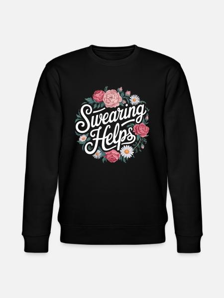 Swearing Helps 8 - Stanley/Stella Unisex Bio-Sweatshirt CHANGER - Schwarz