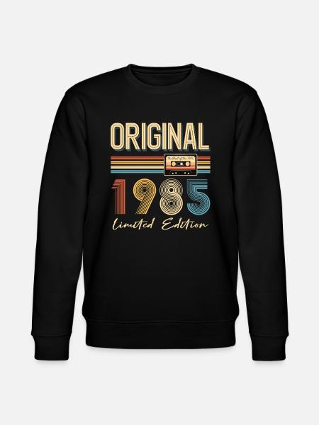 40. Geburtstag 40 Jahre Original 1985 - Stanley/Stella Unisex Bio-Sweatshirt CHANGER - Schwarz