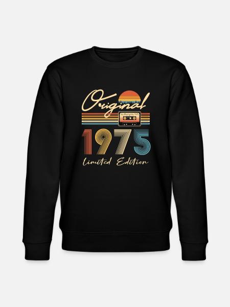 50. Geburtstag 50 Jahre Original 1975 - Stanley/Stella Unisex Bio-Sweatshirt CHANGER - Schwarz