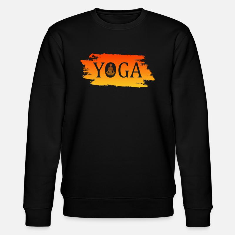 Yoga - Stanley/Stella Unisex Bio-Sweatshirt CHANGER  - Schwarz