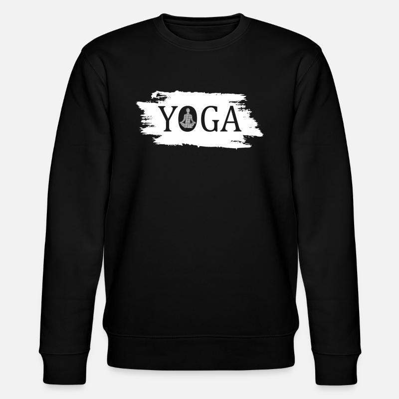 Yoga - Stanley/Stella Unisex Bio-Sweatshirt CHANGER - Schwarz
